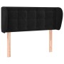 Cabecero de terciopelo negro 103x23x78/88 cm de vidaXL, Cabeceros y pies de cama - Ref: Foro24-3117622, Precio: 55,10 €, Desc...