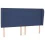 Headboard with blue fabric ears 183x23x118/128 cm by vidaXL, Headboards and footboards - Ref: Foro24-3117696, Price: 116,39 €...