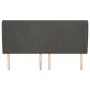 Headboard with dark gray velvet ears 163x23x118/128 cm by vidaXL, Headboards and footboards - Ref: Foro24-3117731, Price: 118...