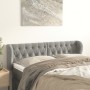 Cabecero de terciopelo gris claro 163x23x78/88 cm de vidaXL, Cabeceros y pies de cama - Ref: Foro24-3117534, Precio: 87,45 €,...