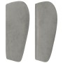 Cabecero de terciopelo gris claro 163x23x78/88 cm de vidaXL, Cabeceros y pies de cama - Ref: Foro24-3117534, Precio: 87,45 €,...