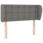 Dark gray fabric headboard 103x23x78/88 cm by vidaXL, Headboards and footboards - Ref: Foro24-3117569, Price: 56,66 €, Discou...