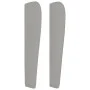 Cabecero con orejas de tela gris claro 93x23x118/128 cm de vidaXL, Cabeceros y pies de cama - Ref: Foro24-3117658, Precio: 71...