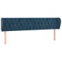 Cabecero de terciopelo azul oscuro 183x23x78/88 cm de vidaXL, Cabeceros y pies de cama - Ref: Foro24-3117544, Precio: 104,29 ...