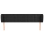 Cabecero de terciopelo negro 203x23x78/88 cm de vidaXL, Cabeceros y pies de cama - Ref: Foro24-3117646, Precio: 71,38 €, Desc...