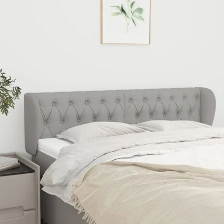 Light gray fabric headboard 163x23x78/88 cm by vidaXL, Headboards and footboards - Ref: Foro24-3117486, Price: 86,60 €, Disco...