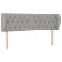 Light gray fabric headboard 163x23x78/88 cm by vidaXL, Headboards and footboards - Ref: Foro24-3117486, Price: 86,60 €, Disco...