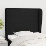 Cabecero con orejas de tela negro 103x23x118/128 cm de vidaXL, Cabeceros y pies de cama - Ref: Foro24-3117668, Precio: 69,88 ...