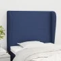 Kopfteil mit blauen Stoffohren 83x23x118/128 cm von vidaXL, Kopf- und Fußteile - Ref: Foro24-3117656, Preis: 78,08 €, Rabatt: %