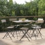 Sillas cafetería plegables 6 uds acero y ratán sintético gris de vidaXL, Sillas de jardín - Ref: Foro24-3152119, Precio: 216,...