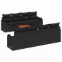 Conjunto de sofás de jardín 9 pcs Negro ratán sintético en Sofás de exterior | Comprar online en Foru.es