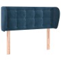 Cabecero de terciopelo azul oscuro 103x23x78/88 cm de vidaXL, Cabeceros y pies de cama - Ref: Foro24-3117624, Precio: 58,42 €...