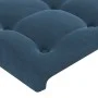 Dunkelblaues Samtkopfteil 103x23x78/88 cm von vidaXL, Kopf- und Fußteile - Ref: Foro24-3117624, Preis: 57,92 €, Rabatt: %