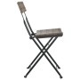 Sillas cafetería plegables 6 uds acero y ratán sintético gris de vidaXL, Sillas de jardín - Ref: Foro24-3152119, Precio: 216,...