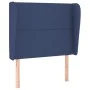 Kopfteil mit blauen Stoffohren 103x23x118/128 cm von vidaXL, Kopf- und Fußteile - Ref: Foro24-3117812, Preis: 64,93 €, Rabatt: %