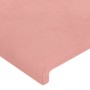 Cabecero con orejas de terciopelo rosa 103x23x118/128 cm de vidaXL, Cabeceros y pies de cama - Ref: Foro24-3117723, Precio: 7...