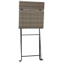 Sillas cafetería plegables 8 uds acero y ratán sintético gris de vidaXL, Sillas de jardín - Ref: Foro24-3152120, Precio: 287,...