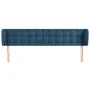 Dunkelblaues Samtkopfteil 203x23x78/88 cm von vidaXL, Kopf- und Fußteile - Ref: Foro24-3117648, Preis: 87,99 €, Rabatt: %