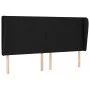 Headboard with black fabric ears 203x23x118/128 cm by vidaXL, Headboards and footboards - Ref: Foro24-3117700, Price: 116,35 ...