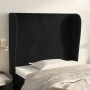 Kopfteil mit Ohren aus schwarzem Samt, 103 x 23 x 118/128 cm von vidaXL, Kopf- und Fußteile - Ref: Foro24-3117720, Preis: 87,...