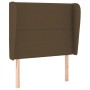 Cabecero con orejas de tela gris claro 103x23x118/128 cm de vidaXL, Cabeceros y pies de cama - Ref: Foro24-3117809, Precio: 6...