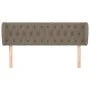 Taupe gray fabric headboard 163x23x78/88 cm by vidaXL, Headboards and footboards - Ref: Foro24-3117490, Price: 89,21 €, Disco...
