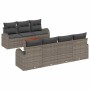 Conjunto de sofá de jardín 8 pcs Gris en Sofás de exterior | Comprar online en Foru.es