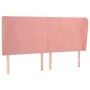 Headboard with pink velvet ears 183x23x118/128 cm by vidaXL, Headboards and footboards - Ref: Foro24-3117741, Price: 140,64 €...