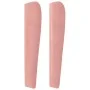 Cabecero con orejas de terciopelo rosa 183x23x118/128 cm de vidaXL, Cabeceros y pies de cama - Ref: Foro24-3117741, Precio: 1...
