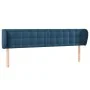 Dunkelblaues Samtkopfteil 183x23x78/88 cm von vidaXL, Kopf- und Fußteile - Ref: Foro24-3117642, Preis: 97,89 €, Rabatt: %