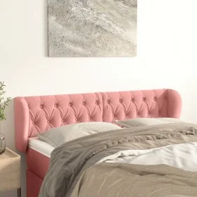 Cabecero de terciopelo rosa 163x23x78/88 cm de vidaXL, Cabeceros y pies de cama - Ref: Foro24-3117539, Precio: 77,03 €, Descu...