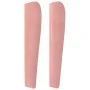 Headboard with pink velvet ears 103x23x118/128 cm by vidaXL, Headboards and footboards - Ref: Foro24-3118003, Price: 92,02 €,...