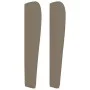 Headboard with ears in taupe gray fabric 163x23x118/128 cm by vidaXL, Headboards and footboards - Ref: Foro24-3117686, Price:...