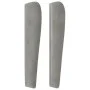 Kopfteil mit hellgrauen Samtohren 103x23x118/128 cm von vidaXL, Kopf- und Fußteile - Ref: Foro24-3117998, Preis: 73,58 €, Rab...