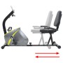 Bicicleta estática reclinada magnética con pulsómetro de vidaXL, Bicicletas estáticas - Ref: Foro24-91443, Precio: 289,32 €, ...