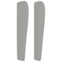 Cabecero con orejas de tela gris claro 163x23x118/128 cm de vidaXL, Cabeceros y pies de cama - Ref: Foro24-3117962, Precio: 1...