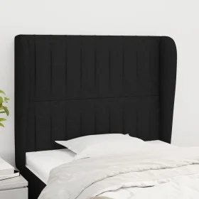 Kopfteil mit schwarzen Stoffohren 83x23x118/128 cm von vidaXL, Kopf- und Fußteile - Ref: Foro24-3118170, Preis: 71,85 €, Raba...