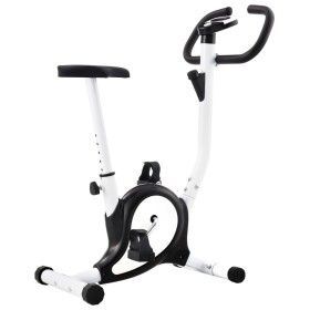 Bicicleta estática con resistencia de cinta negra de vidaXL, Bicicletas estáticas - Ref: Foro24-92009, Precio: 121,17 €, Desc...