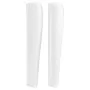 Headboard with white synthetic leather ears 147x23x118/128 cm by vidaXL, Headboards and footboards - Ref: Foro24-3118047, Pri...