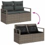 Conjunto de sofá de jardín 6 pcs Gris en Sofás de exterior | Comprar online en Foru.es