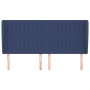 Cabecero con orejas de tela azul 183x23x118/128 cm de vidaXL, Cabeceros y pies de cama - Ref: Foro24-3118214, Precio: 124,05 ...