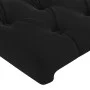 Kopfteil mit Ohren aus schwarzem Samt, 93 x 23 x 118/128 cm von vidaXL, Kopf- und Fußteile - Ref: Foro24-3118330, Preis: 102,...