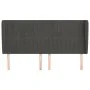 Headboard with dark gray velvet ears 203x23x118/128 cm by vidaXL, Headboards and footboards - Ref: Foro24-3118261, Price: 134...
