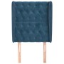 Cabecero con orejas de terciopelo azul oscuro 83x23x118/128 cm de vidaXL, Cabeceros y pies de cama - Ref: Foro24-3118326, Pre...