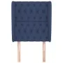 Cabecero con orejas de tela azul 83x23x118/128 cm de vidaXL, Cabeceros y pies de cama - Ref: Foro24-3118272, Precio: 85,38 €,...