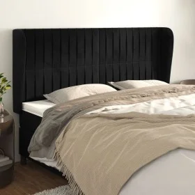 Headboard with light gray velvet ears 183x23x118/128 cm by vidaXL, Headboards and footboards - Ref: Foro24-3118256, Price: 14...