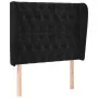 Headboard with black velvet ears 103x23x118/128 cm by vidaXL, Headboards and footboards - Ref: Foro24-3118336, Price: 99,37 €...