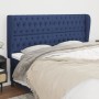 Cabecero con orejas de tela azul 183x23x118/128 cm de vidaXL, Cabeceros y pies de cama - Ref: Foro24-3118312, Precio: 164,50 ...