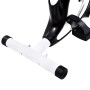 Bicicleta estática con resistencia de cinta negra de vidaXL, Bicicletas estáticas - Ref: Foro24-92009, Precio: 121,17 €, Desc...