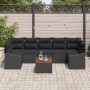 Conjunto de sofá de jardín 8 pcs Negro en Sofás de exterior | Comprar online en Foru.es